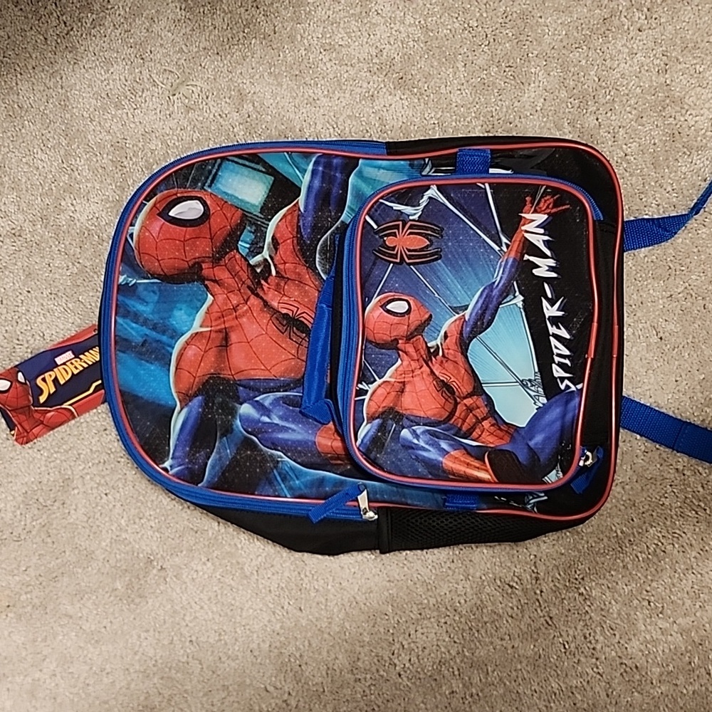 Spider-man Backpack/Lunch Bag Set